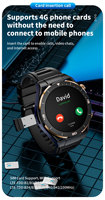 Reloj Inteligente 2026, Nuevo y Popular, 3+32G, Pantalla HD de Alta Definición, Sistema Operativo Android, Tarjeta SIM 4G, con Cámara, Resistente al Agua, WiFi, GPS