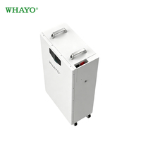 Whayo 2026 Système domestique de stockage d'énergie au lithium (BESS) avec surveillance domestique, application BMS, connectivité RS232, cellules LiFePO4, efficace, 16 kWh, portable