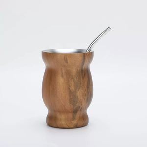 <b>Small</b> Curved Waist Stainless Steel Mug 8oz Portable Gift Packaging Tumbler - Product Image 4