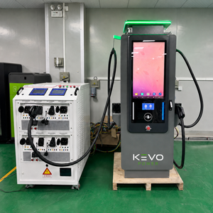 Estación de Carga Rápida para Vehículos Eléctricos <span class=keywords><strong>KEVO</strong></span> de 60kW/120kW/240kW, Montaje en Suelo, OCPP1.6J, Cargador Comercial para Exteriores, CCS1/CCS2 CHAdeMO GB/T Dual - Product Image 4
