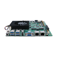 Placa base Mini ITX de red RJ45 de 1000M con 1 ranura PCIe X4, procesador I3 I5 I7, salida de pantalla HD de M