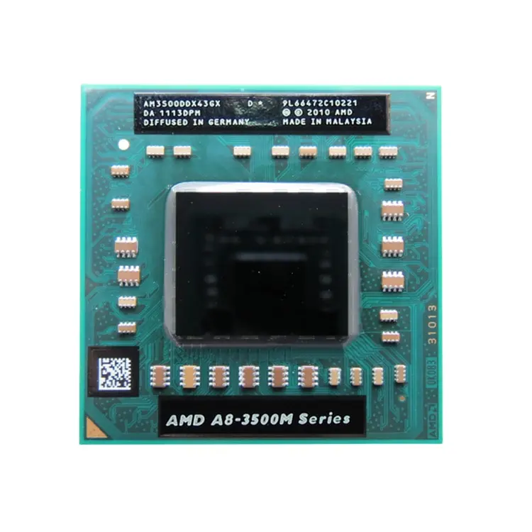 A8 3500M AM3500DDX43GX CPU Processor 1.5Ghz/4M Socket FS1 A8-Series Notebook APU Laptop