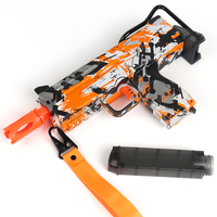 Nouvelle cible de tir électronique en plastique et 2 pistolets jouets Blaster UZI avec viseur, lanceur de balles de gel, pour les 14 ans et plus