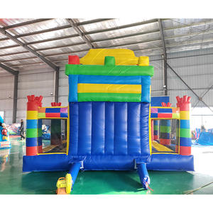 Château <span class=keywords><strong>gonflable</strong></span> d'aventure Heroic Shield avec obstacles colorés et toboggan pour les enfants, divertissement sur le thème de l'<span class=keywords><strong>action</strong></span> - Product Image 2