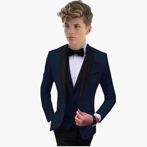<span class=keywords><strong>Costume</strong></span> Trois Pièces Simple et Décontracté pour Garçons Style Européen Américain pour Mariages, Banquets, Anniversaires et Fêtes Formelles - Product Image 2