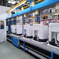 Ligne d'assemblage de machines à laver avec cadre en aluminium, fournie par l'usine, avec convoyeurs et rouleaux
