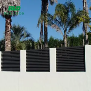 Garden Building Security Privacy Boundary Wall Fence Customized Size Villa Fence Design