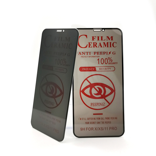 Screen Protector Anti Spy Ceramic Matte Film Full Coverage Privacy Ceramic Film for iphone