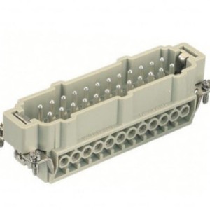 Harting Heavy Duty nối nam cắm màu xám 24 + mặt đất 09330242601 Sản xuất tại Trung Quốc - Product Image 1