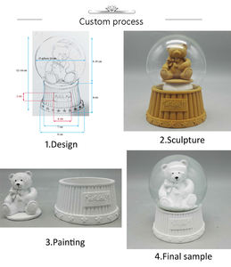 Kişiselleştirilmiş Reçine Kar Küresi Su Küresi Kar Topu - Product Image 2