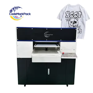 Imprimante à jet d'encre Codemarkpack Double DX9 DTG Imprimante numérique textile Machine d'impression de t-shirts à vendre