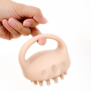 <span class=keywords><strong>OEM</strong></span> <span class=keywords><strong>Scalp</strong></span> Care Head Scrubber Handheld Soft Silicon <span class=keywords><strong>Scalp</strong></span> <span class=keywords><strong>Massager</strong></span> Shampoo Brush Profissional para Hair Salon Hair Shampoo Brush - Product Image 3