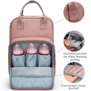 <span class=keywords><strong>Sac</strong></span> à langer multifonction convertible avec port de charge USB, <span class=keywords><strong>sac</strong></span> à main pour maman, <span class=keywords><strong>sac</strong></span> à dos de voyage pour couches avec matelas à langer - Product Image 3
