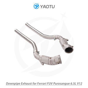 Tubo de <span class=keywords><strong>Escape</strong></span> de Flujo <span class=keywords><strong>Libre</strong></span> YT con Convertidor Catalítico de 3 Vías, OPF y Aislamiento para Ferrari FUV Purosangue 6.5L V12 Auto Deportivo - Product Image 5