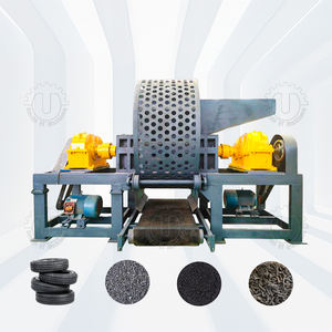 เครื่องทำลายยางรถยนต์มือสองให้ผลลัพธ์สูงเครื่องทำลายยางพร้อมส่วนประกอบหลักที่ทนทานตลับลูกปืน - Product Image 6