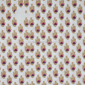 Personalizado sin coser indio mano bloque impreso 100% algodón Jaipuri suave floral tela para camisas y bolsos ligero artesanía tela - Product Image 1