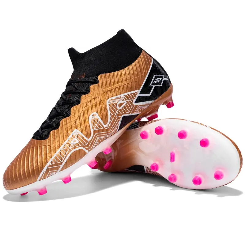 Novo Usado Sapatos De Futebol Bota De Futebol para Homens Crianças Personalizado Macio Sapatos De Futebol Sapato De Futebol com Chuteiras