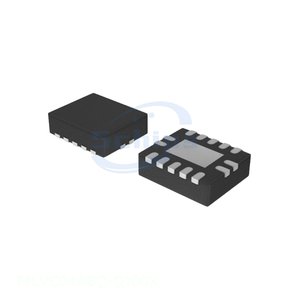 14 VFQFN Exposed Pad Electronic Components <b>Sale</b> Authorized Distributor 74LVC04ABQ-Q100X Logic IC <b>INVERTER</b> 6CH 1 INP 14DHVQFN - Product Image 1