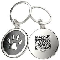 Top Heißes Produkt Nfc Hunde marke Epoxy Rfid Nfc Tag Einzigartiger Qr Code Metall Nfc Hunde marke gegen Verlust