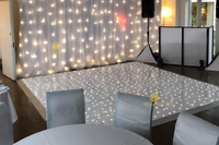 Romantische weiße LED Starlit Dance Floor Starry Dance floor Panel Fliese für Hochzeits feier Disco