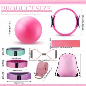 <span class=keywords><strong>Kit</strong></span> <span class=keywords><strong>de</strong></span> inicio <span class=keywords><strong>de</strong></span> ejercicio en casa, 10 Uds., juego <span class=keywords><strong>de</strong></span> anillos <span class=keywords><strong>de</strong></span> Pilates portátiles, tabla <span class=keywords><strong>de</strong></span> entrenamiento, <span class=keywords><strong>Kit</strong></span> <span class=keywords><strong>de</strong></span> barra <span class=keywords><strong>de</strong></span> Pilates multifuncional con bandas <span class=keywords><strong>de</strong></span> resistencia - Product Image 4