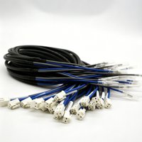 Harness Kabel Kustom Bersertifikasi CE ROHS, Konektor XH Putih Dua Sisi, Kabel PVC Biru Abu-abu untuk Perangkat Kontrol Elektronik