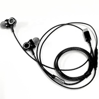 Écouteurs intra-auriculaires filaires 3,5 mm avec triple transducteur pour l'écoute de la musique