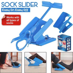 Sock Helper and Stocking Aid with Built-UP Foam Handles - Product Image 1