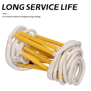 บันไดเชือกพกพาสำหรับเด็กและผู้ใหญ่บันไดหนีไฟฉุกเฉินความแข็งแรงสูง - Product Image 4