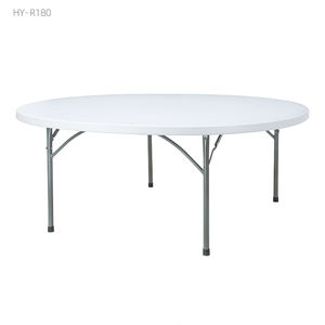 Offre Spéciale 5FT <span class=keywords><strong>10</strong></span> <span class=keywords><strong>personnes</strong></span> plié En Plastique Table À Manger Pour Les Événements En Plein Air pliante tables rondes - Product Image 2