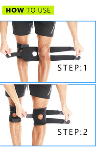 Có thể điều chỉnh Bi-directional Dây đai dày Neoprene đầu gối Brace hỗ trợ-Làm giảm acl lcl MCL meniscus Nước Mắt viêm khớp viêm gân - Product Image 3