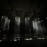 2025 haute qualité cinétique DMX moteur LED cercle anneau lumière cinétique faisceau anneau moteur DMX système d'éclairage
