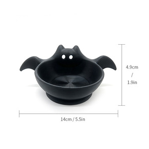 Bol à bonbons d'Halloween en PLA imprimé en 3D, design chauve-souris, récipient de rangement de bureau, pour fête de la Toussaint, collations, noix, clés, écouteurs, décoration d'intérieur - Product Image 2
