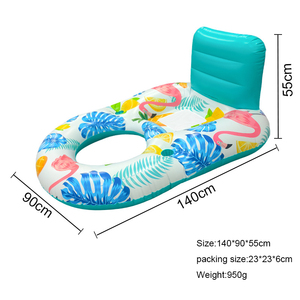 Ánh sáng lên pin Powered mùa hè hồ bãi biển bơi nước <span class=keywords><strong>Float</strong></span> sofa Đảng Đồ chơi thư giãn vui vẻ Hồ bơi bơm hơi nổi ghế - Product Image 2