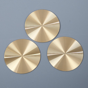 Plaques signalétiques en aluminium personnalisées, colorées, motif CD, anodisées, haute brillance, pour emballage, usinées CNC, origine Wenzhou - Product Image 1