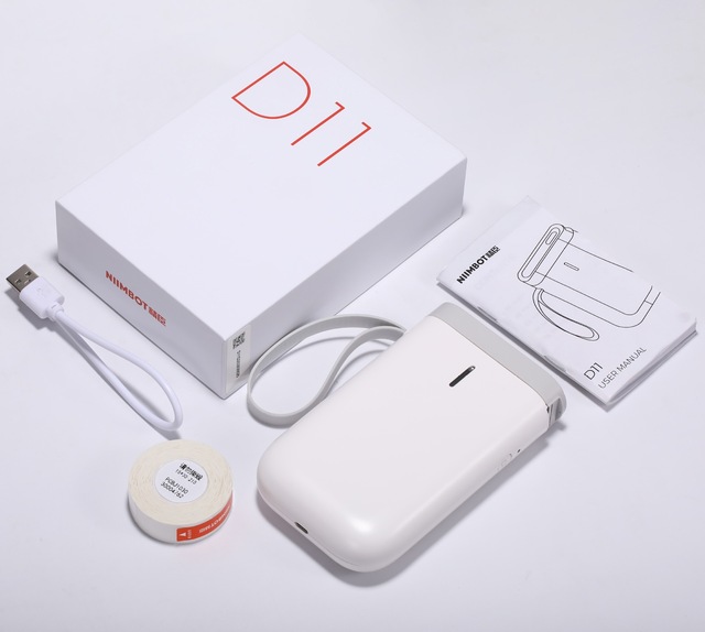 Mini Printer Portable Household Adhesive Thermal Label Machine Hand-held Portable Printer Mini Label Printer