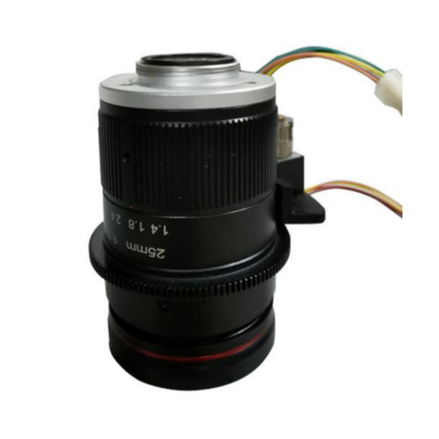 12Megapixel Motorized Zoom Lens 25mm 1" for ITS Application