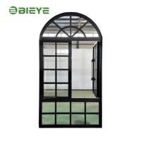 Ventana Francesa de Aluminio con Marco Estrecho, Diseño Europeo Clásico, Resistente a la Corrosión, para Renovación del Hogar