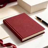 Carnet personnalisé A5 en tissu rigide avec reliure thermique, journal d'affaires, carnet de bureau, impression UV, cadeau personnalisé