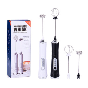 Batteur à œufs électrique sans fil moderne et écologique, mousseur à café, mousseur à lait en plastique transfrontalier pour la pâtisserie et la crème fouettée - Product Image 5