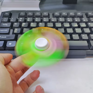 Giroscopio creativo de mano de doble cara, giroscopio de dedo, <span class=keywords><strong>Spinner</strong></span> de metal de tres hojas para juguetes, regalo de alivio de presión - Product Image 5