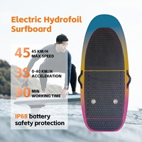2025 Premium Efoil Hydrofoil Riders Logo personnalisé 8000W fibre de carbone 120 minutes d'autonomie Feuilles de levage électrique pour le surf
