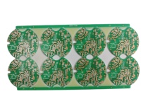 Carte de circuit imprimé rigide FR4 personnalisée, double face, ronde, OEM, pour lampe à ongles LED et module d'éclairage LED