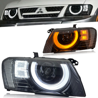 Feux de voiture pour Mitsubishi Pajero V73 V75 V77 2004-2013, phare à LED, feux de jour, accessoires automobiles