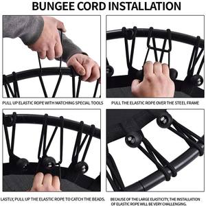 Minitrampolín <span class=keywords><strong>de</strong></span> Fitness <span class=keywords><strong>de</strong></span> 40 pulgadas para adultos, <span class=keywords><strong>cama</strong></span> <span class=keywords><strong>de</strong></span> salto silenciosa para interior y exterior, elástica, ejercicio aeróbico, entrenamiento - Product Image 3