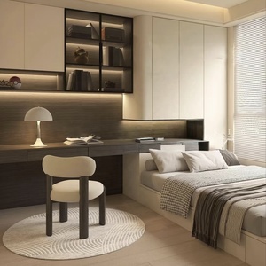Muebles para Dormitorio Infantil, Cama Tatami con Gran Espacio de Almacenamiento, Cama de Plataforma de Madera Estilo Japonés, Tamaño King/Queen, Duradera, Directo de Fábrica - Product Image 4