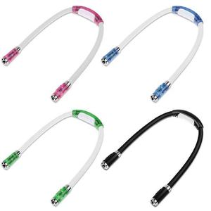Lumind 2022 Lámpara de lectura recargable manos libres Flexible ABS Batería Cuello <span class=keywords><strong>Abrazo</strong></span> Led Luz de libro para leer Lámpara portátil - Product Image 4