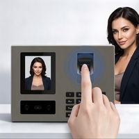 JINGXIN Mitarbeiter-Zeiterfassungsgerät Mehrsprachig USB 290g Gesichts- und Fingerabdruck-Biometrisches Anwesenheitsterminal