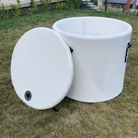 Baignoire de récupération musculaire gonflable portable en PVC pour bain de glace, bain froid, spa extérieur, sport et thérapie à domicile