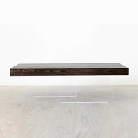 Pieds de table basse en acrylique transparent personnalisé de haute qualité directe du fabricant